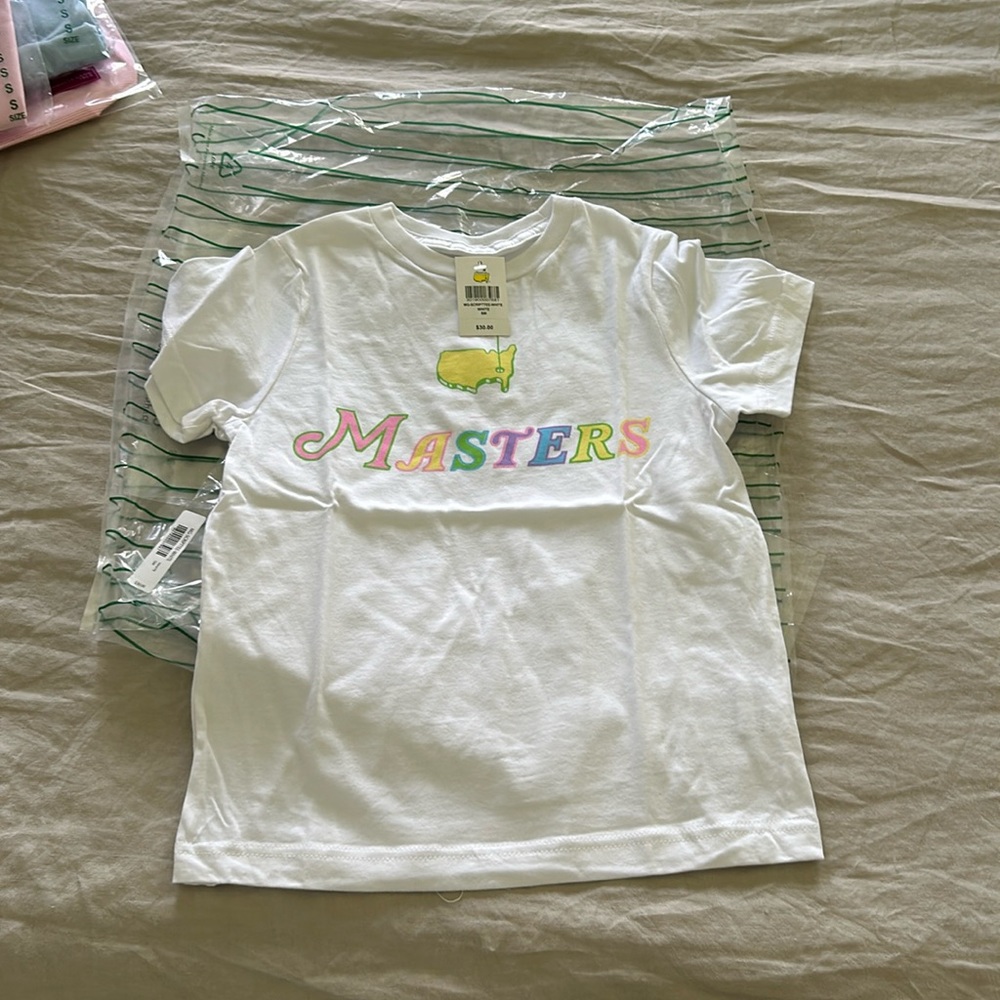 NWT MASTERS ⛳️ kids t-shirt size small